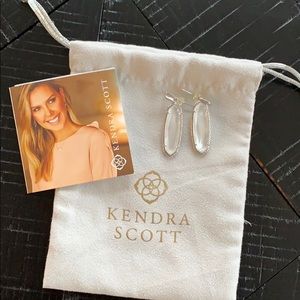 Kendra Scott silver drop earrings